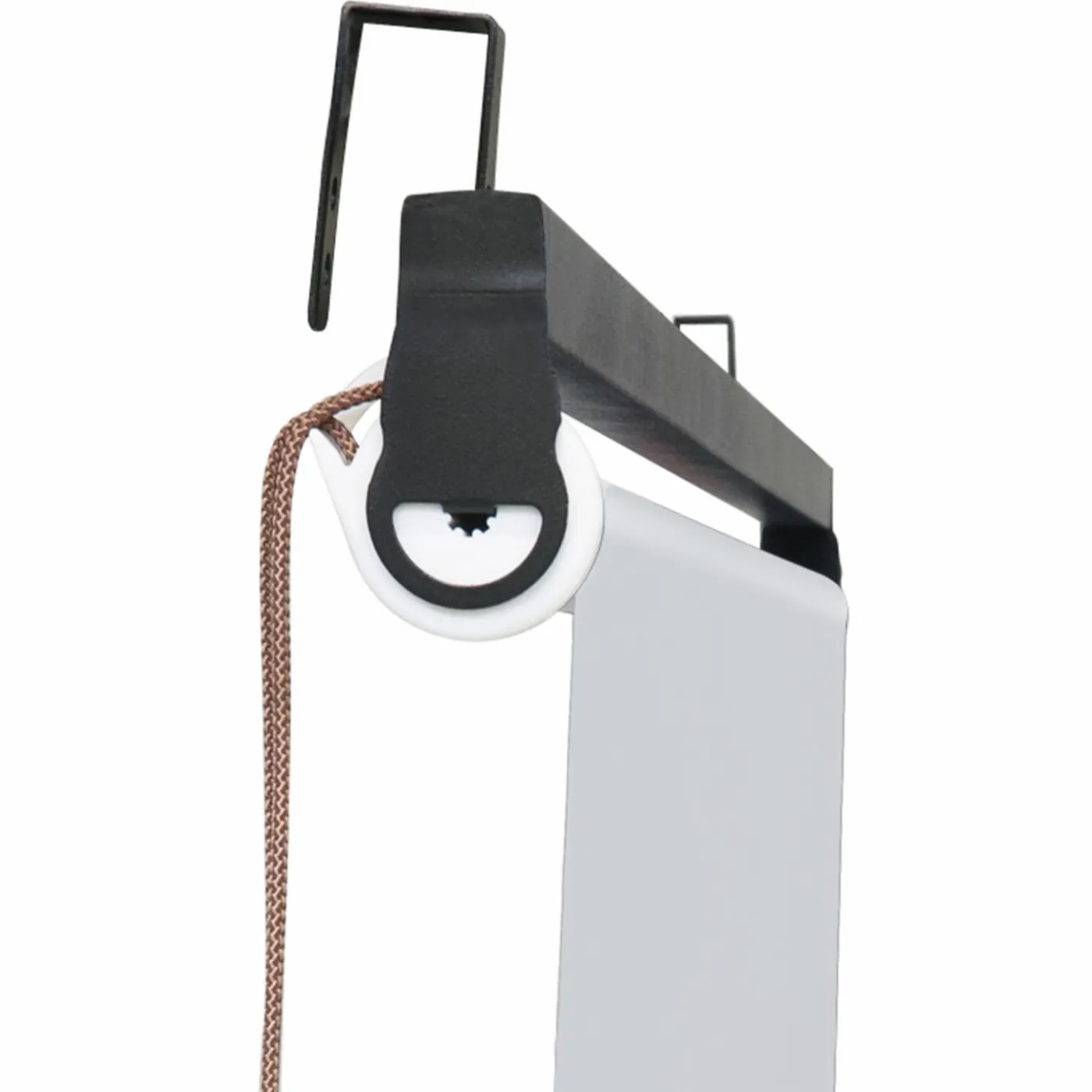 2 stores enrouleurs blancs 225 cm pour pergola