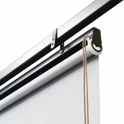 3 stores enrouleurs blancs 225 cm pour pergola