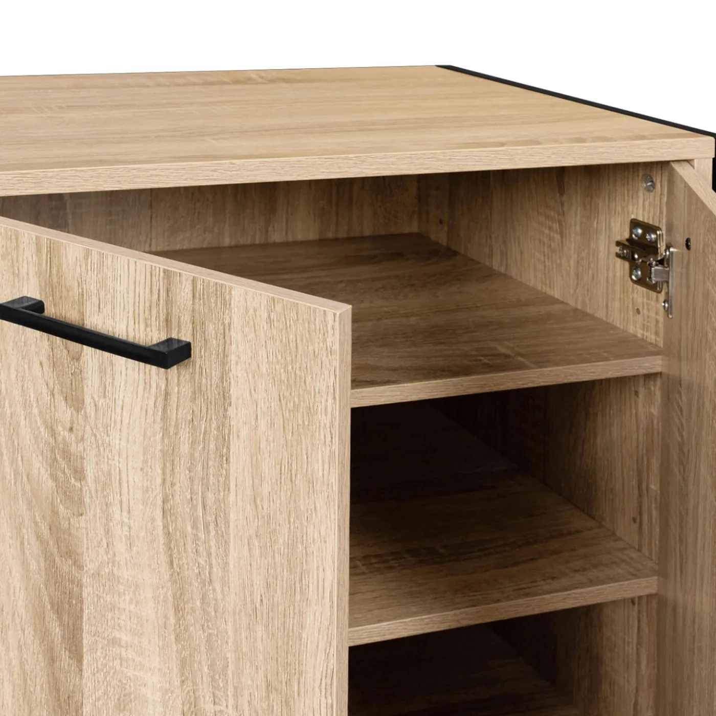 Armoire à chaussures industrielle bois et métal