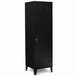 Armoire vestiaire métallique noire
