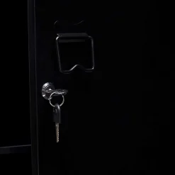 Armoire vestiaire métallique noire