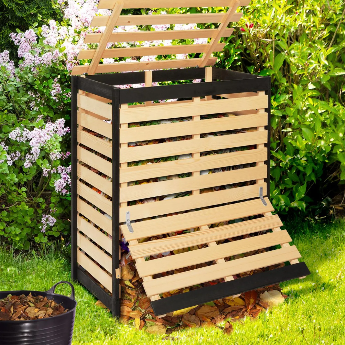 Bac à compost en bois 360 litres