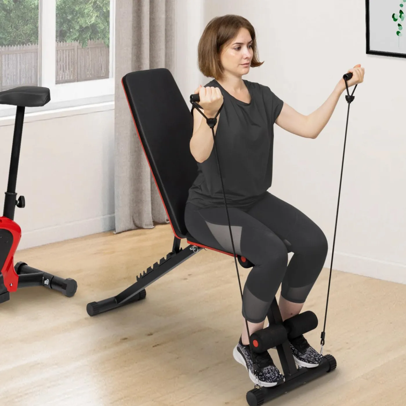 Banc de musculation réglable et inclinable