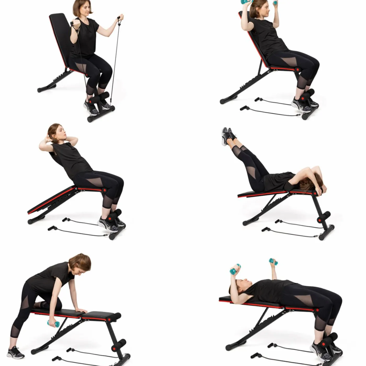 Banc de musculation réglable et inclinable