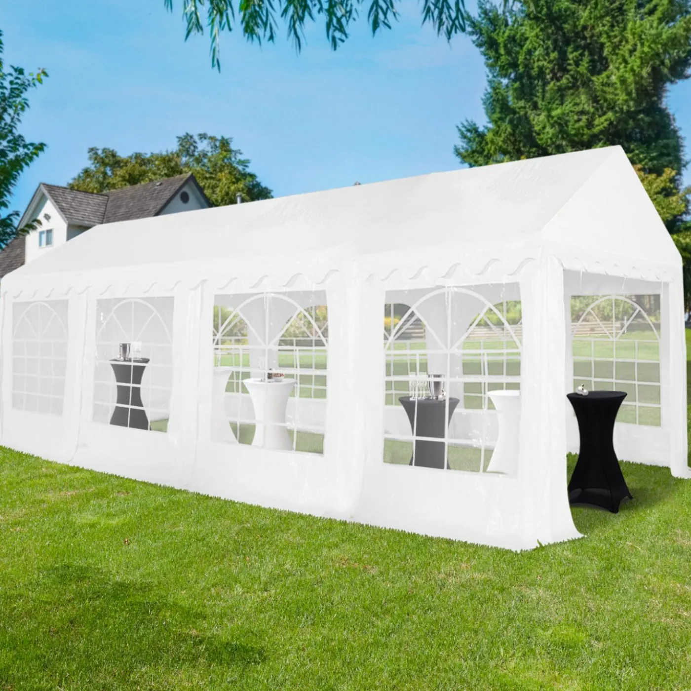 Barnum 4x8 m blanc pour réceptions