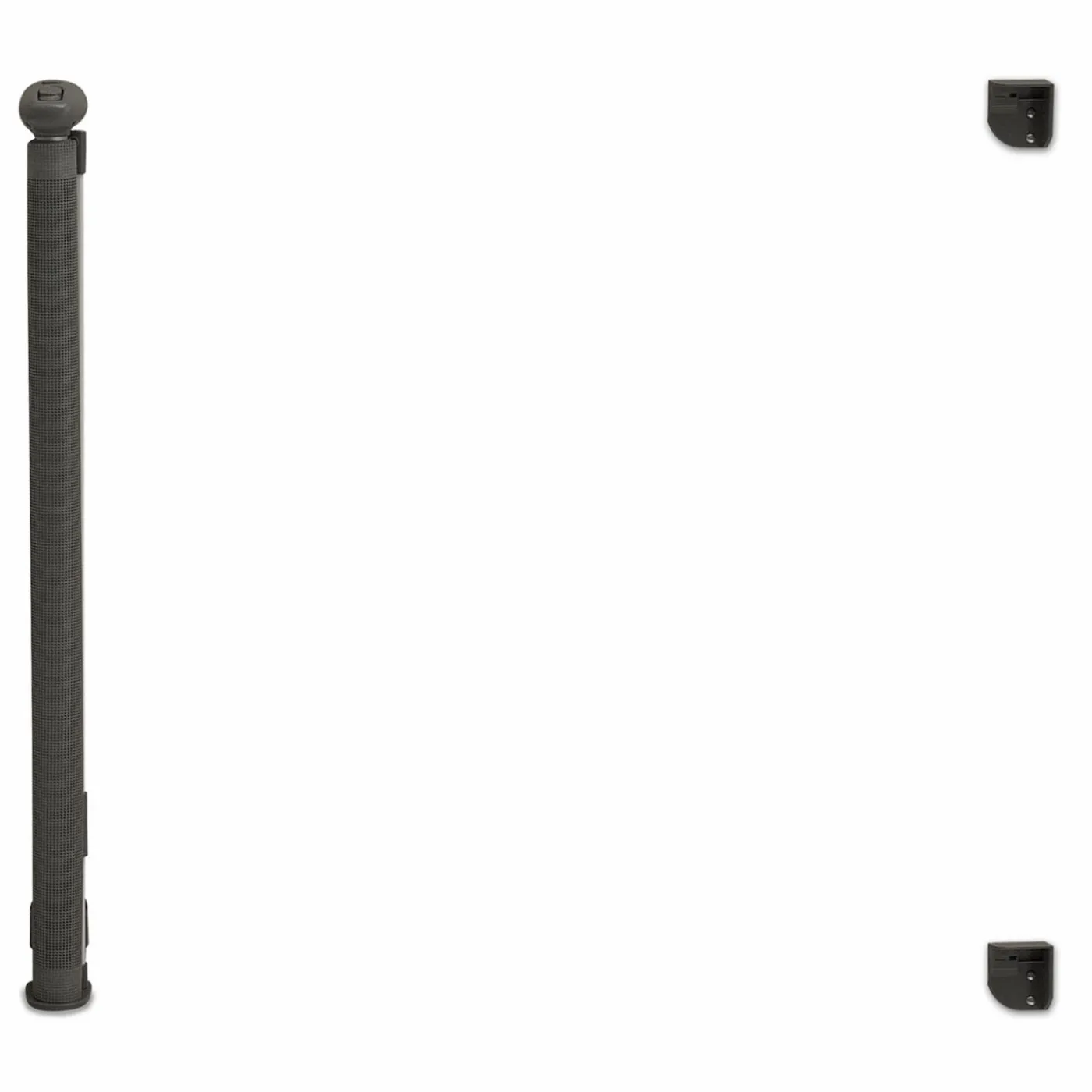 Barrière extensible pour chien et animaux domestiques 130cm grise