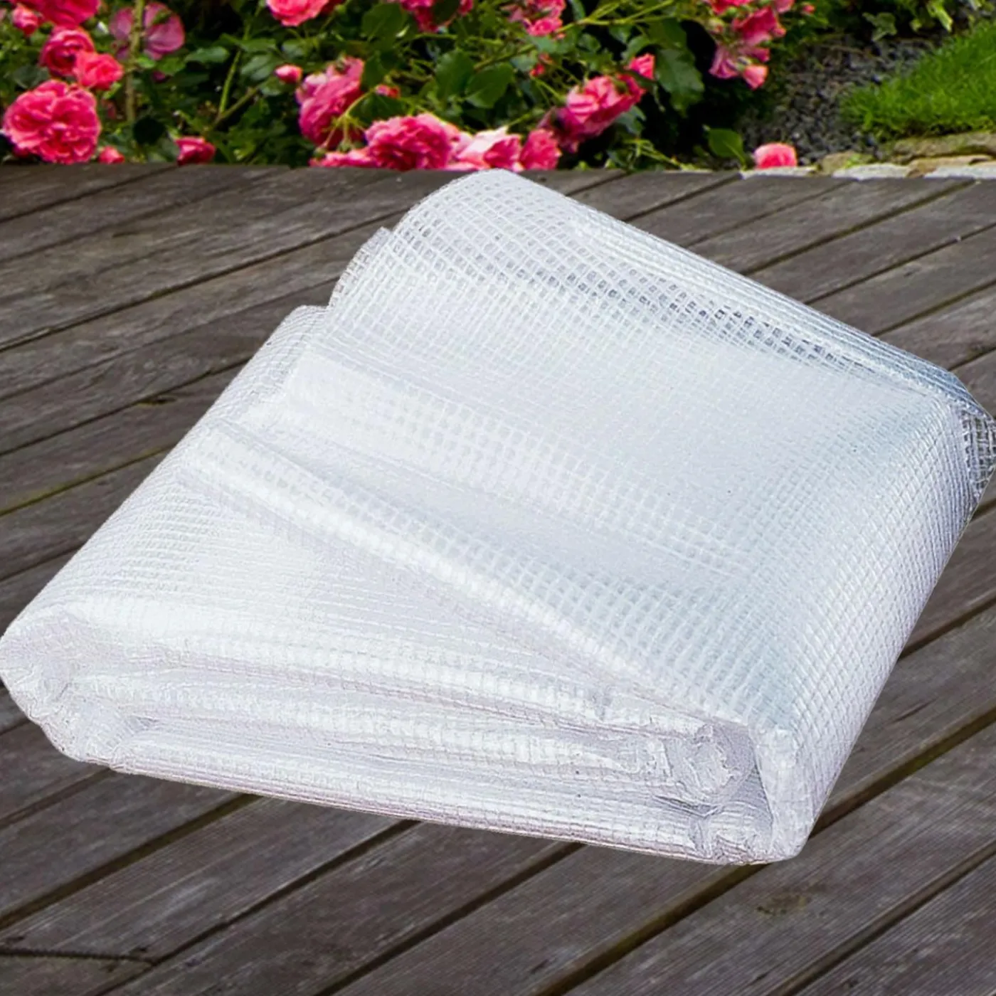 Bâche armée transparente 5x8 m renforcée