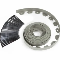 Bordure de jardin flexible grise