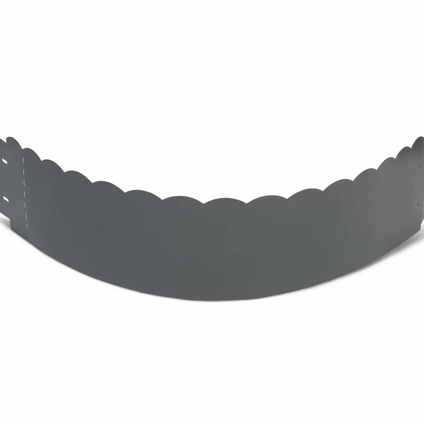 Bordures de jardin en acier gris anthracite