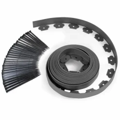 Bordures de jardin flexibles gris anthracite