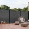 Brise vue gris 1,5 m x 10 m occultant 400 g/m²