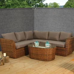 Brise vue gris 1,5m x 10m occultant 300g m²