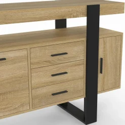 Buffet 140 cm bois et nois