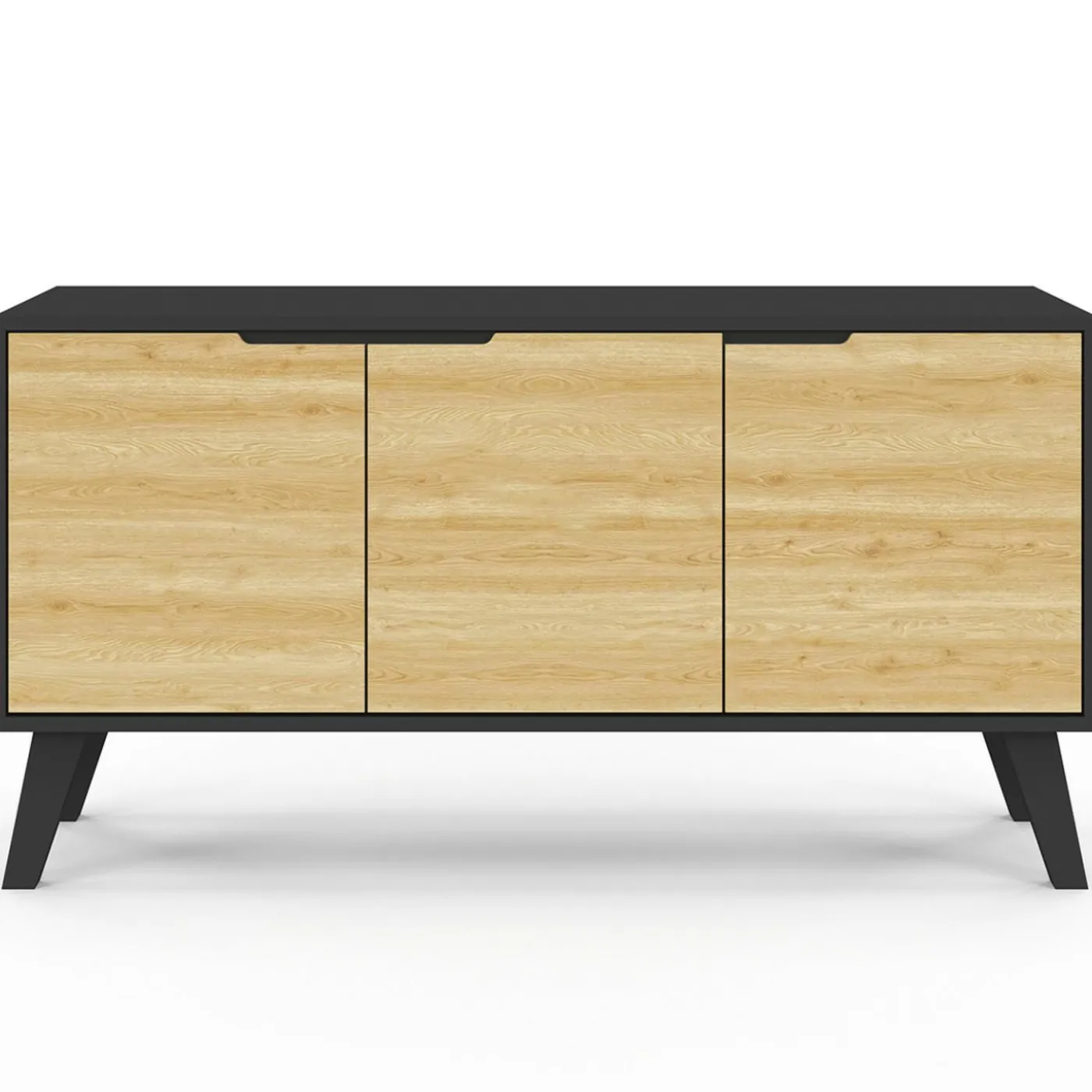 Buffet bas scandinave noir