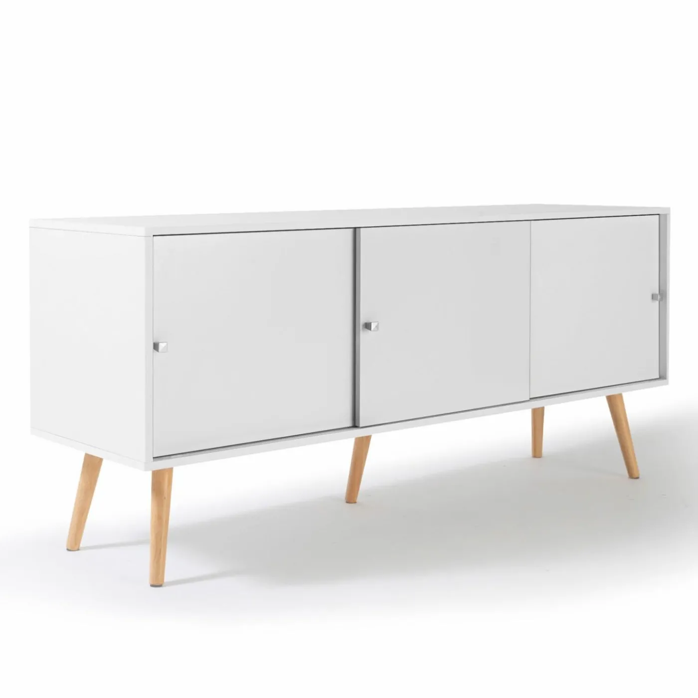 Buffet scandinave bois blanc EFFIE