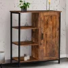 Buffet style industriel effet bois vieilli 70 cm