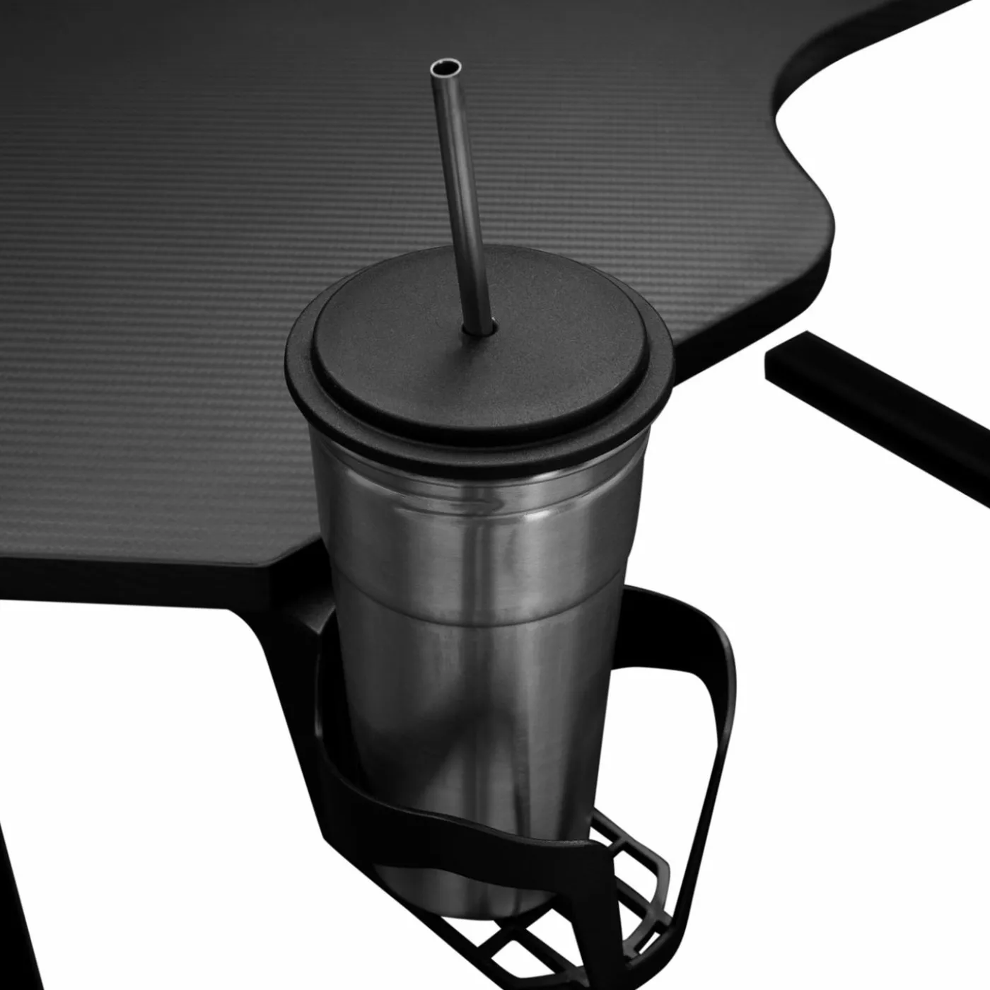 Bureau gamer noir 120 cm