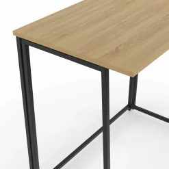 Bureau pliable industriel bois et métal