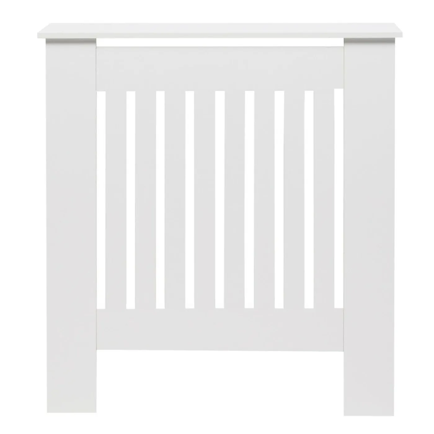 Cache radiateur blanc - étagère murale pour radiateur