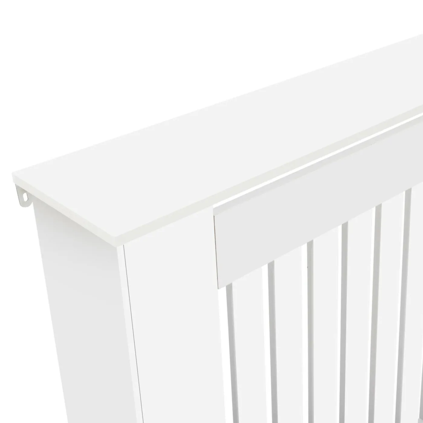 Cache radiateur blanc - étagère murale pour radiateur