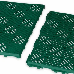 Caillebotis extérieur en plastique vert