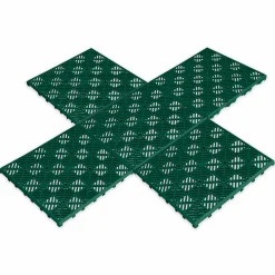 Caillebotis extérieur en plastique vert