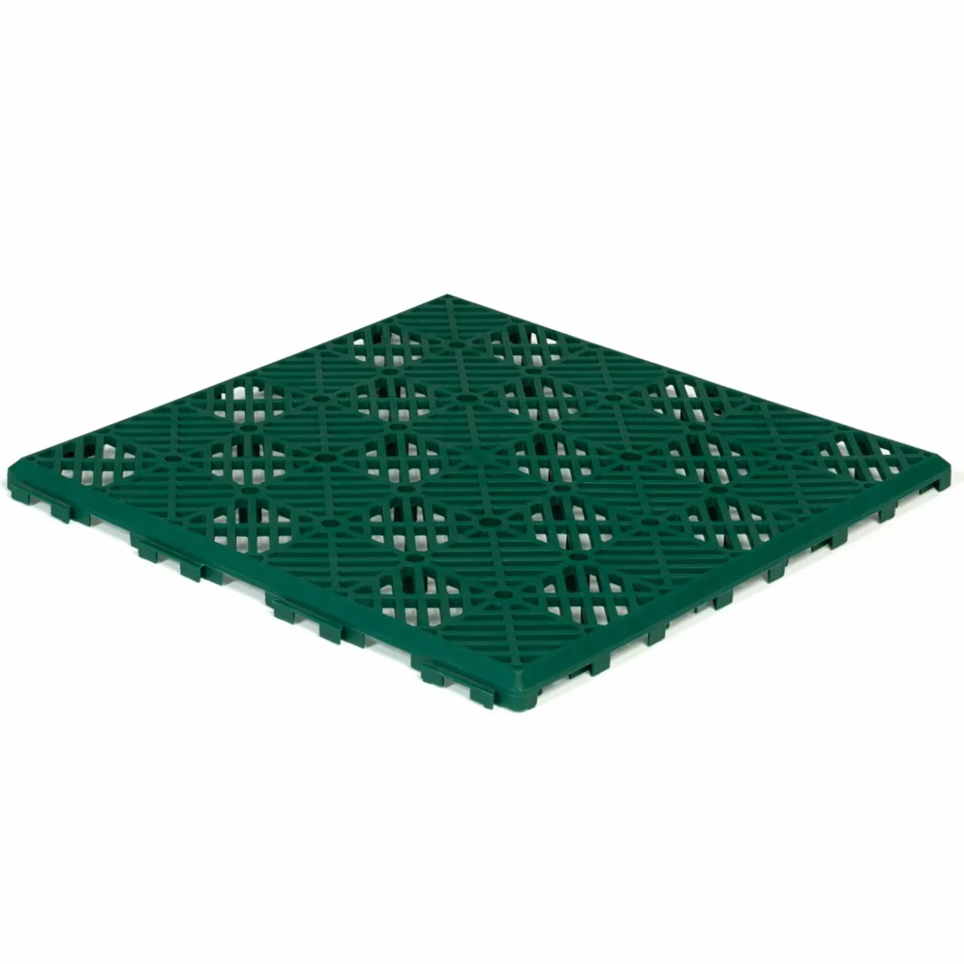 Caillebotis extérieur en plastique vert