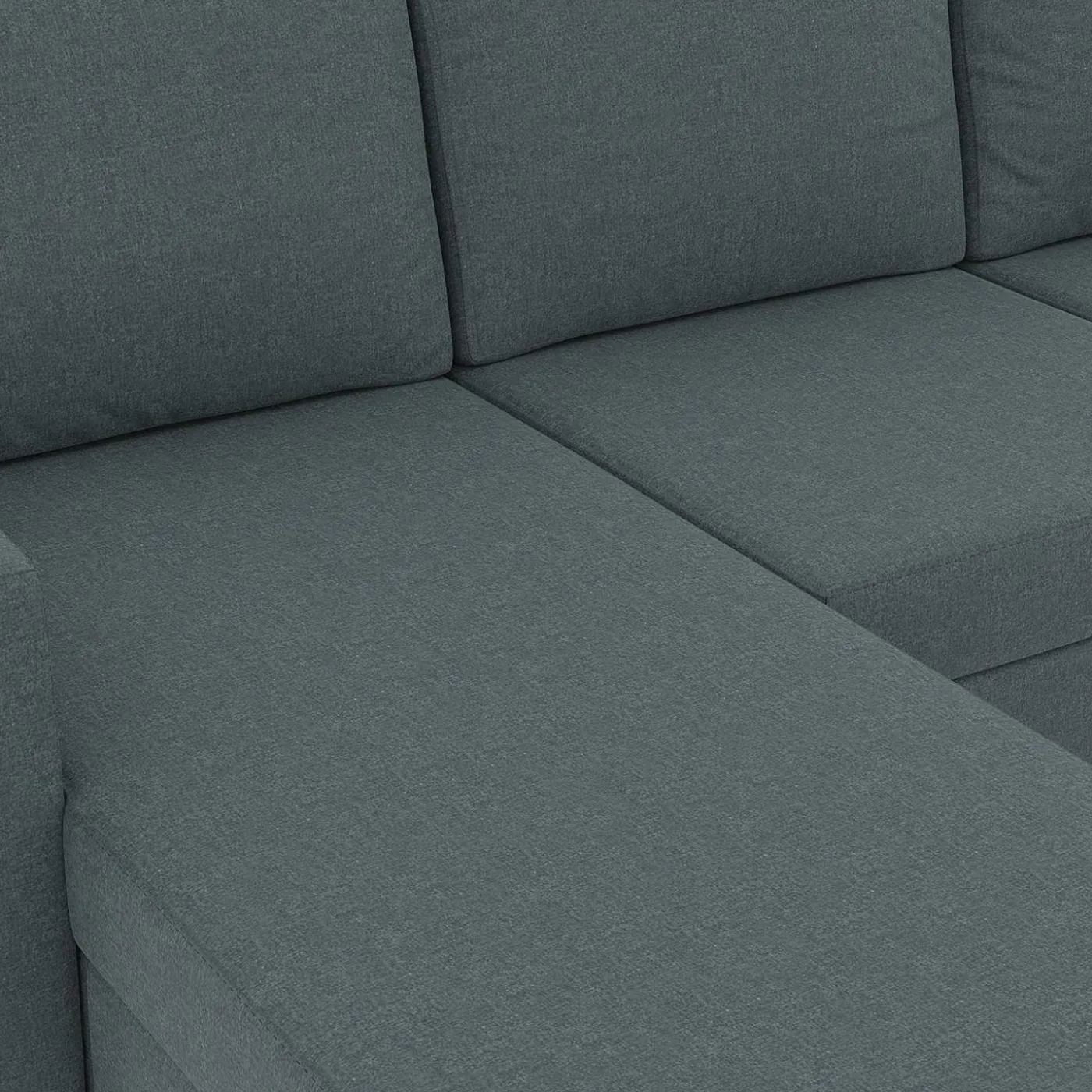 Canapé d’angle 200 cm réversible gris anthracite