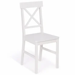 Chaises en bois blanc lot de 4