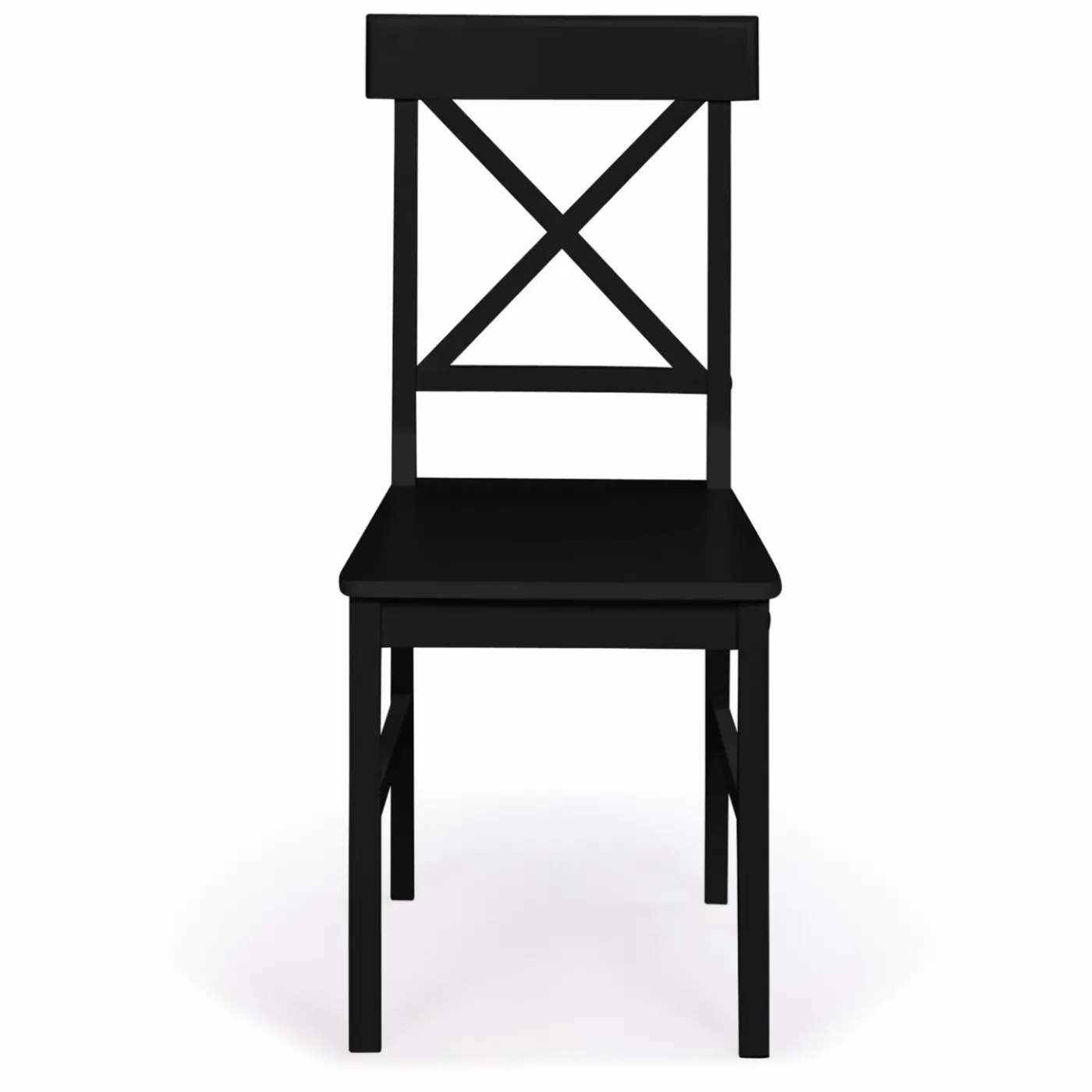 Chaises en bois noir lot de 4