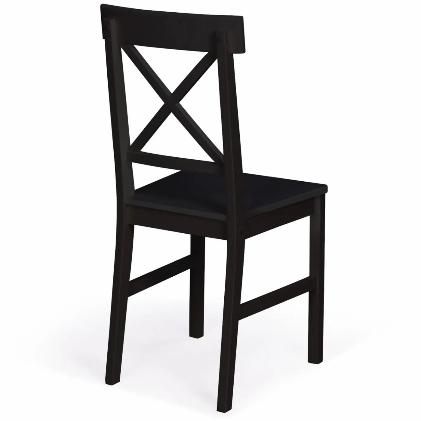Chaises en bois noir lot de 4