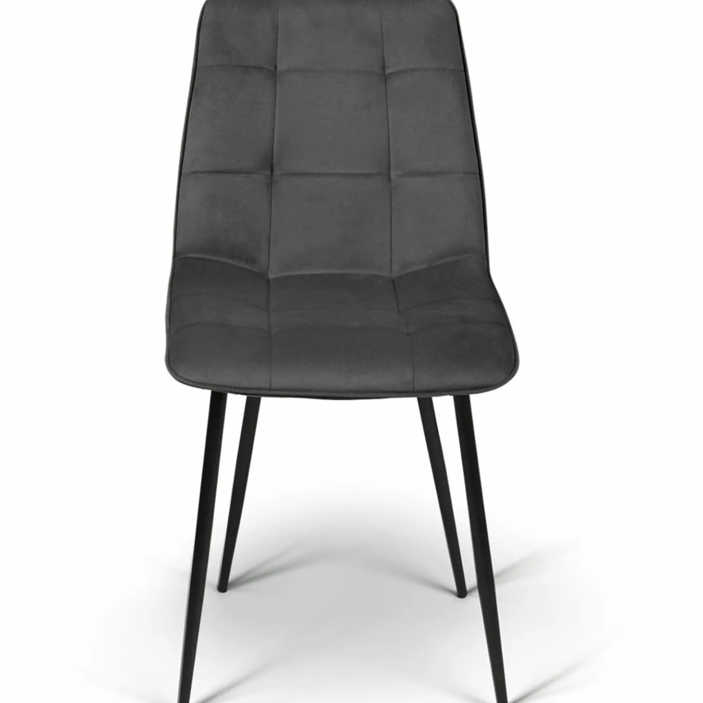 Chaises en velours multicolore terracotta, gris foncé et beige