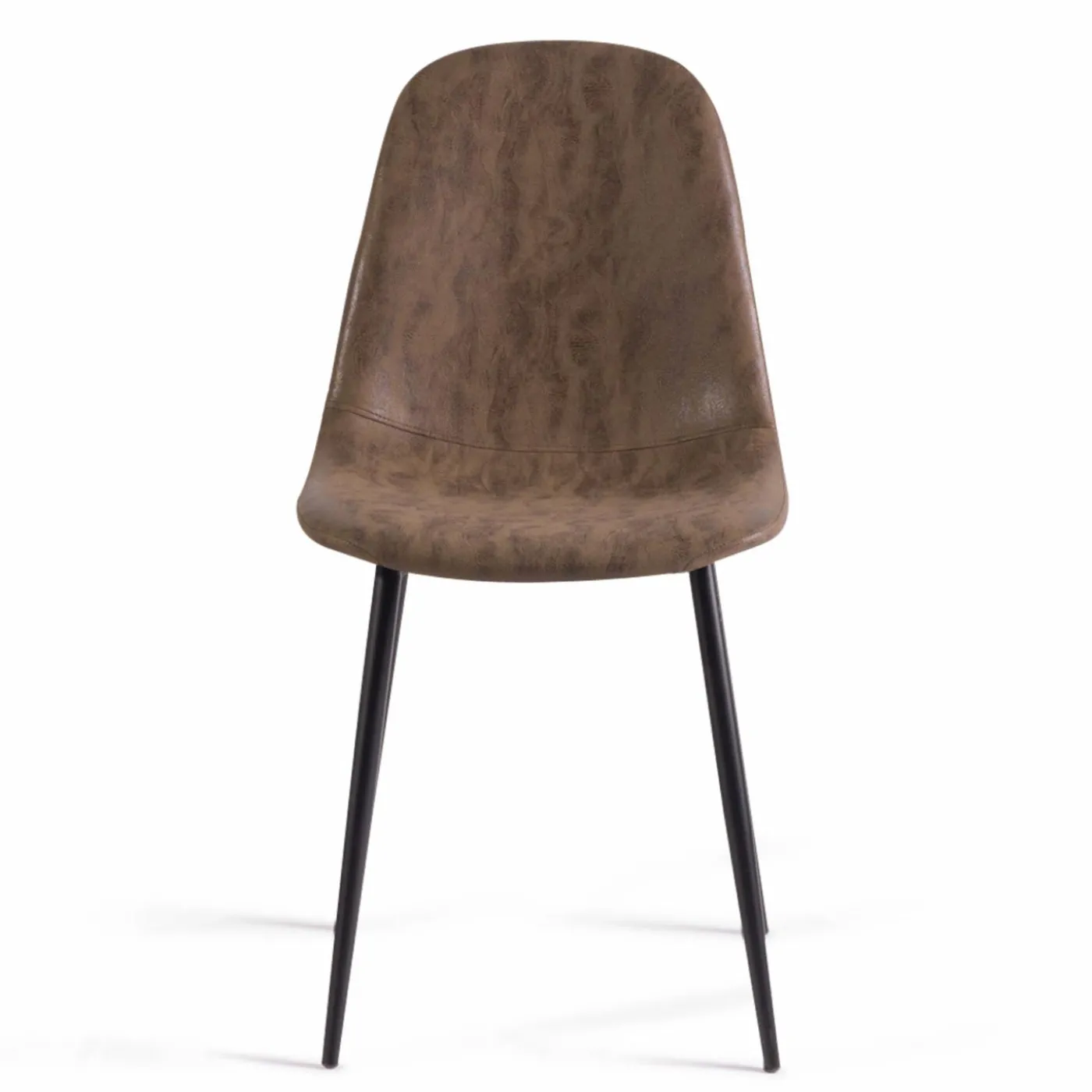 Chaises marron vintage