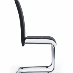 Chaises noires et blanches design pour salle à manger MIA