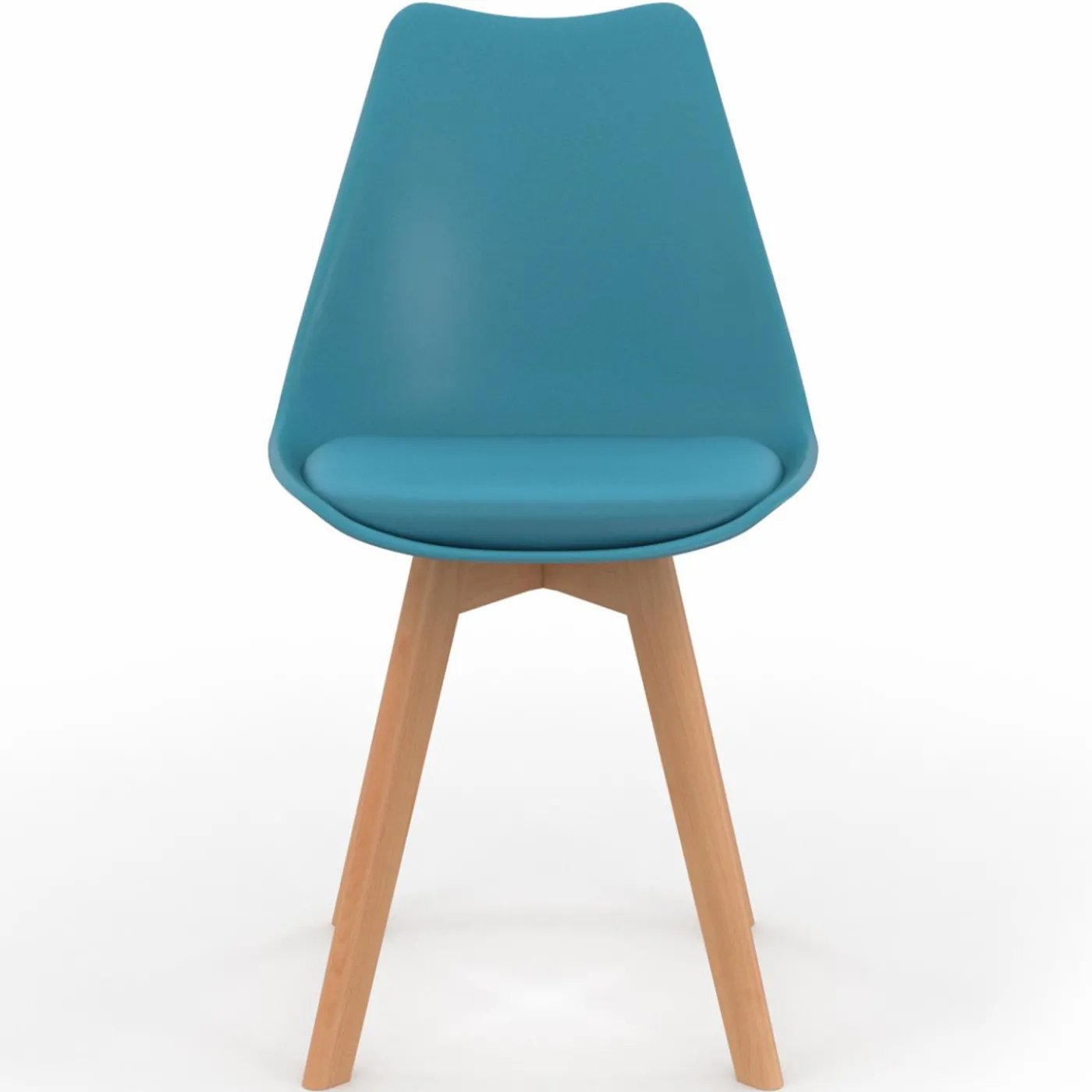 Chaises scandinaves 4 couleurs : pastel rose, blanc, gris clair et bleu