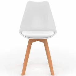 Chaises scandinaves mix color vertes, grises et blanches