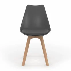 Chaises scandinaves mix color grises, blanches et noires