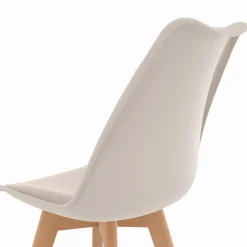 Chaises scandinaves mix color terracotta, gris, beige