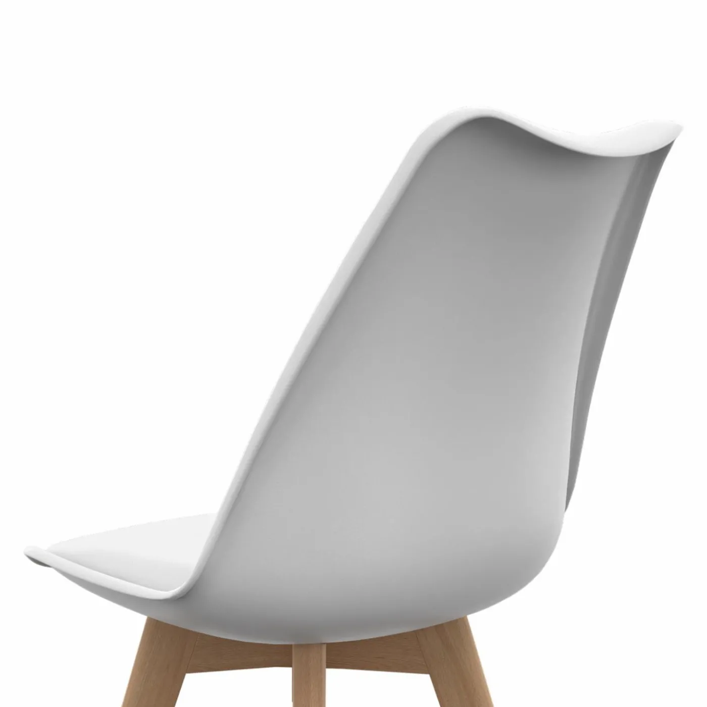Chaises scandinaves mix color : gris, blanc, noir et patchworks