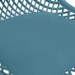 Chaises scandinaves pastel rose, blanc, gris clair x2, bleu x2 avec dossier ajouré