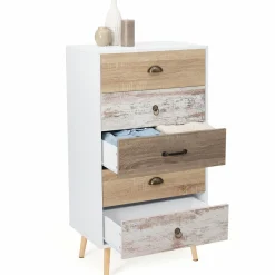 Chiffonnier scandinave 5 tiroirs