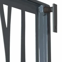 Claustra extérieur métal gris design