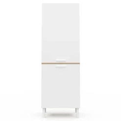 Colonne de cuisine hêtre et blanc