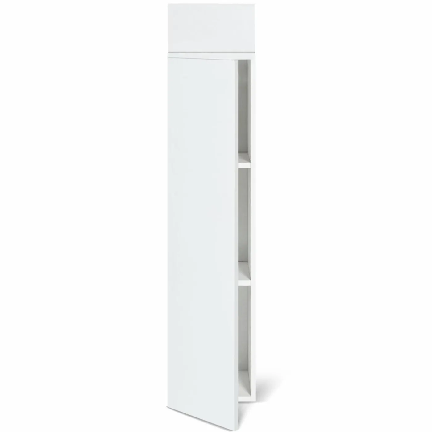 Colonne de rangement suspendue blanche