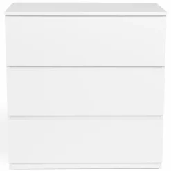 Commode 3 tiroirs blanche