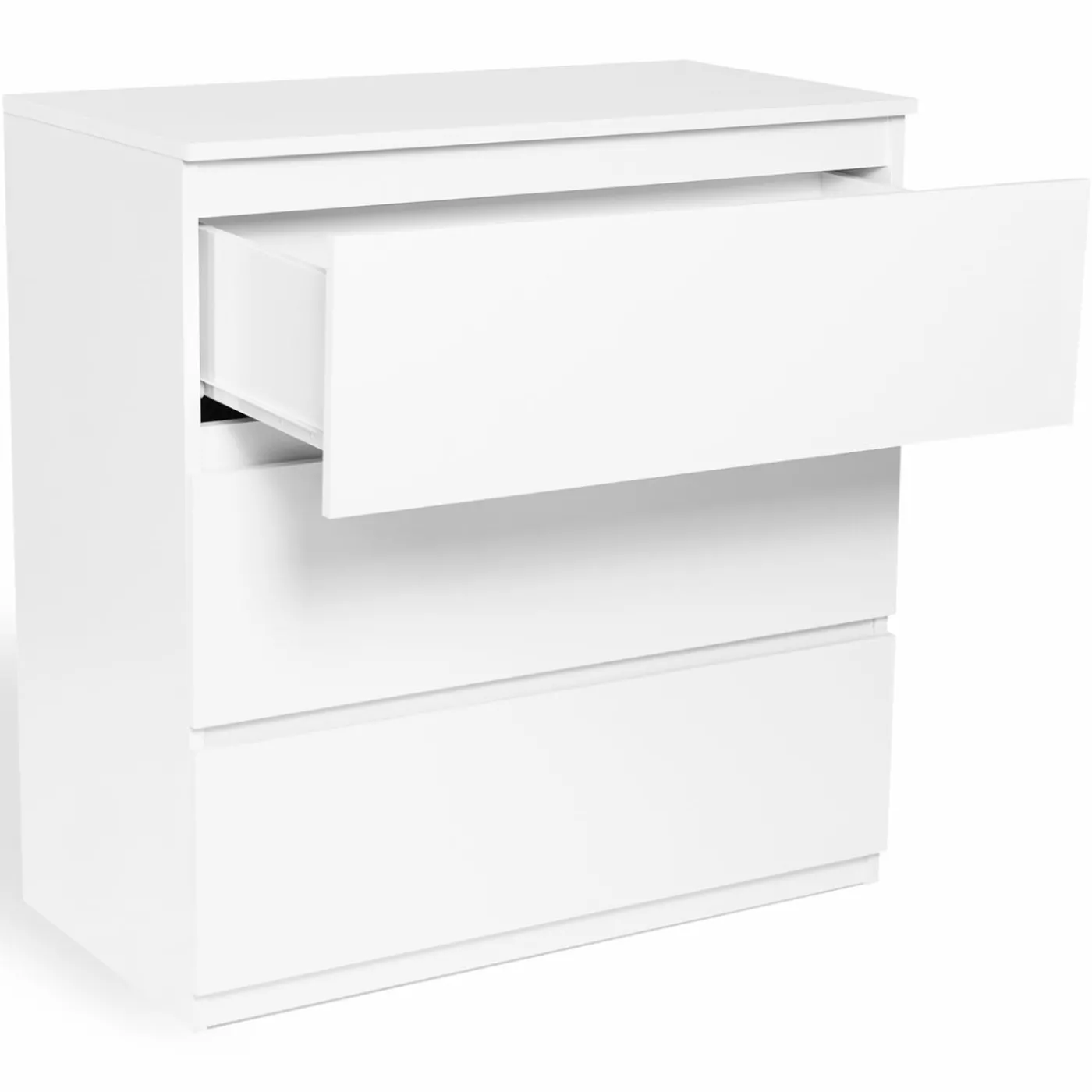 Commode 3 tiroirs blanche