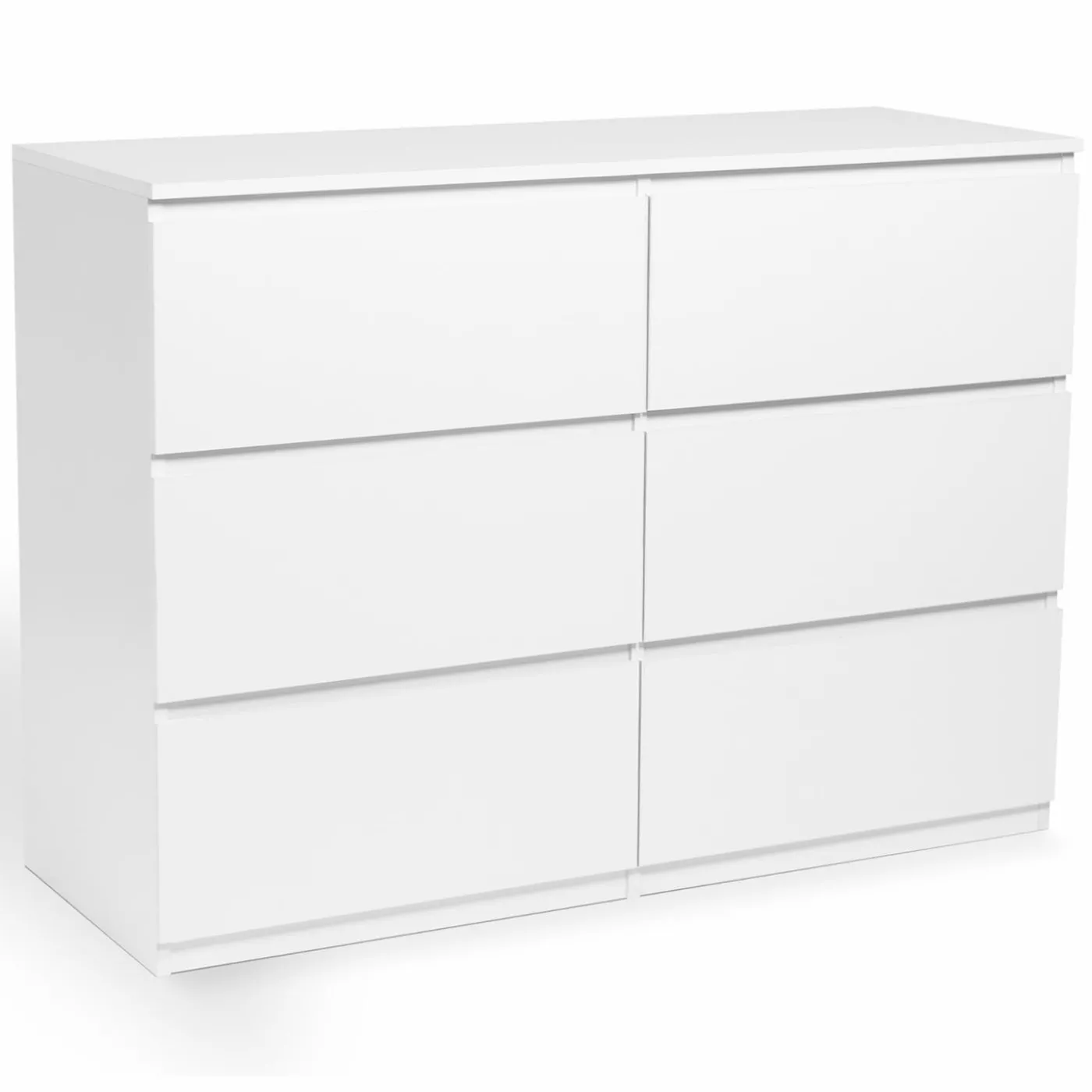 Commode 6 tiroirs blanche