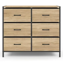 Commode 6 tiroirs en tissu industrielle