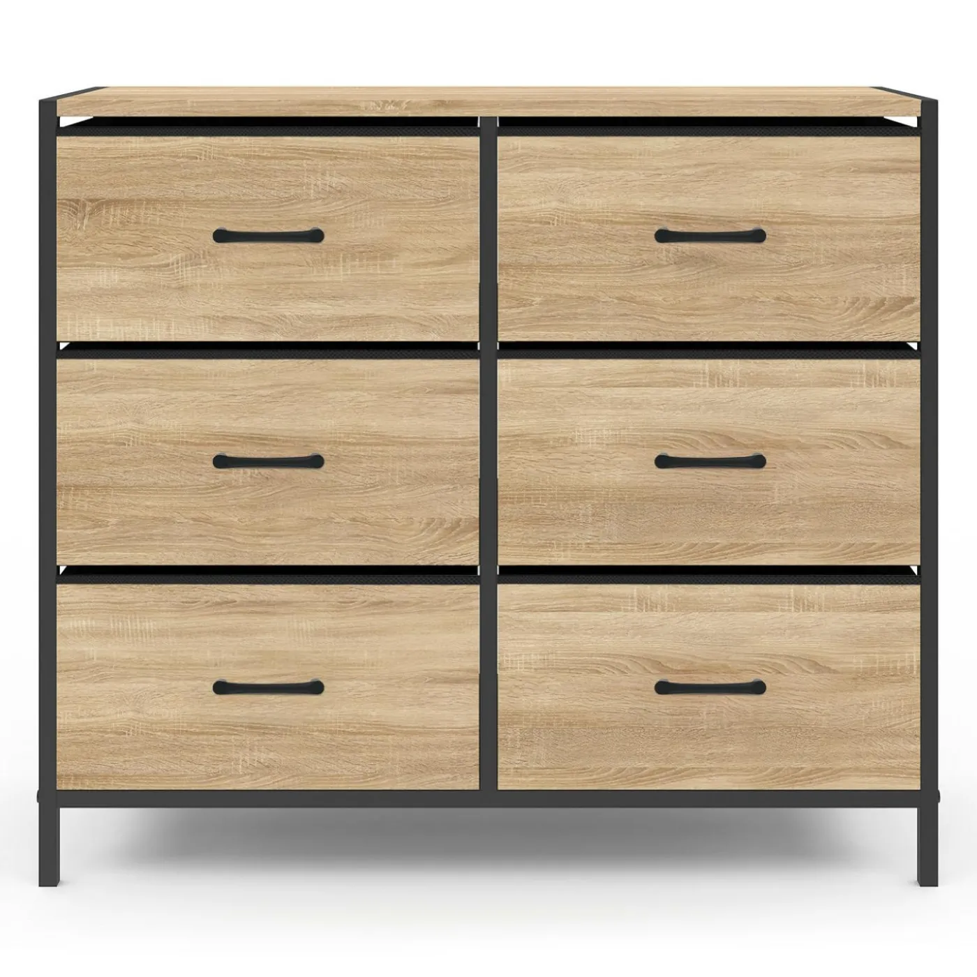 Commode 6 tiroirs en tissu industrielle