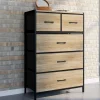 Commode 5 tiroirs en tissu industrielle